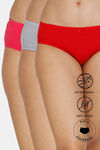 Zivame Anti-Microbial Low Rise Full Coverage Hipster Panty (Pack of 3) - Multicolor — thumbnail 1